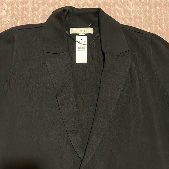 Loft Womens Black Cardigan with Waist tie - Picture 3 of 6